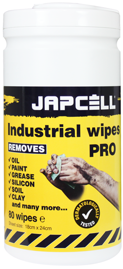 Japcell Wipes/renseservietter - PRO -  80 stk.