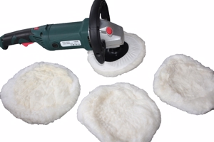 POLERMASKINE 1500 WATT + 3 POLERHÆTTER 