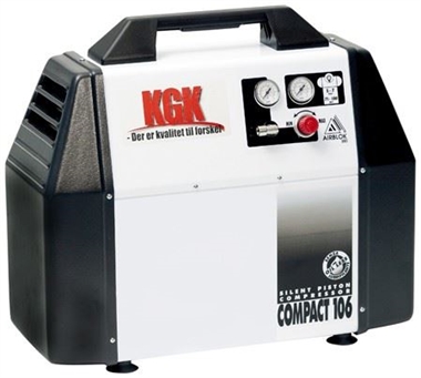 KGK Lydsvag kompressor 0,75 HK - 6 L - Compact