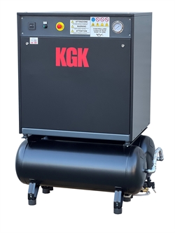 KGK Heavy Duty Kompressor 5,5 HK - 2 X 90 L - Lyddæmpet