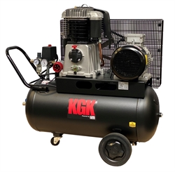 KGK Værksteds kompressor 7,5 HK - 90 L