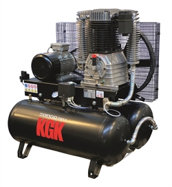 KGK Heavy Duty Kompressor 7,5 HK - 2 X 90 L