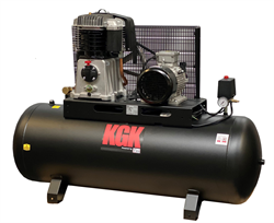 KGK Værksteds kompressor 7,5 HK - 270 L - 10 Bar