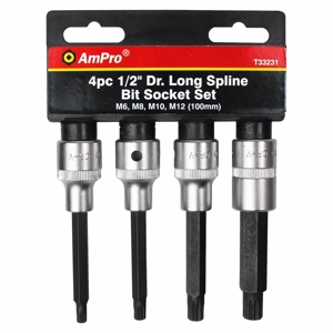 Am-Pro Spline bits, 4 dele