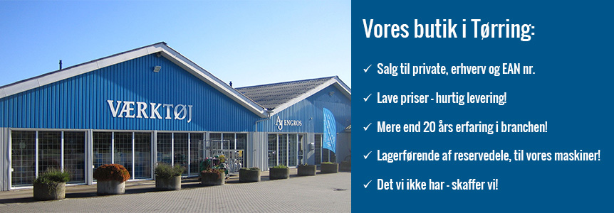 aj engros butik i Tørring
